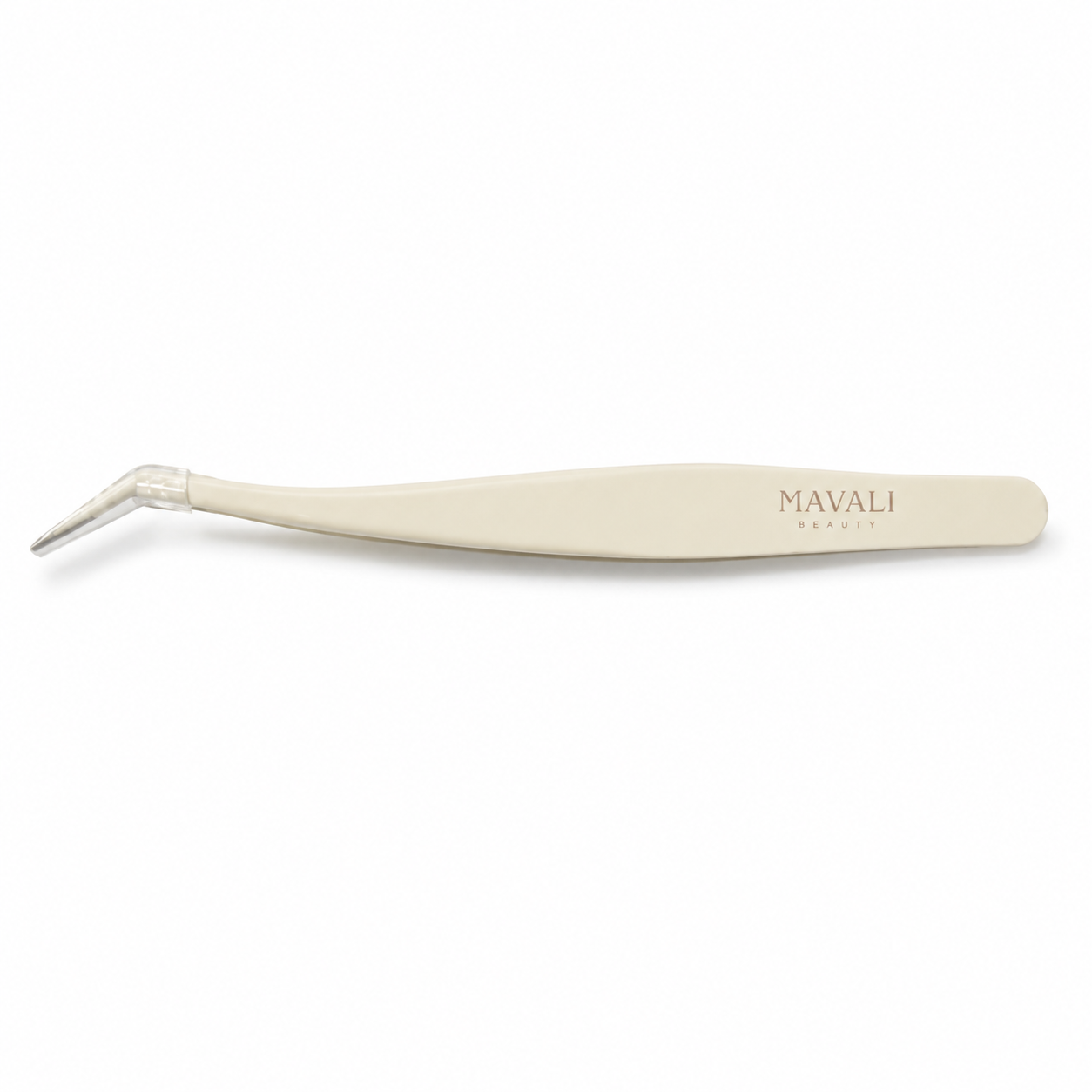 penseta mavali beauty non-stick pentru aplicare gene false cu protectie varf