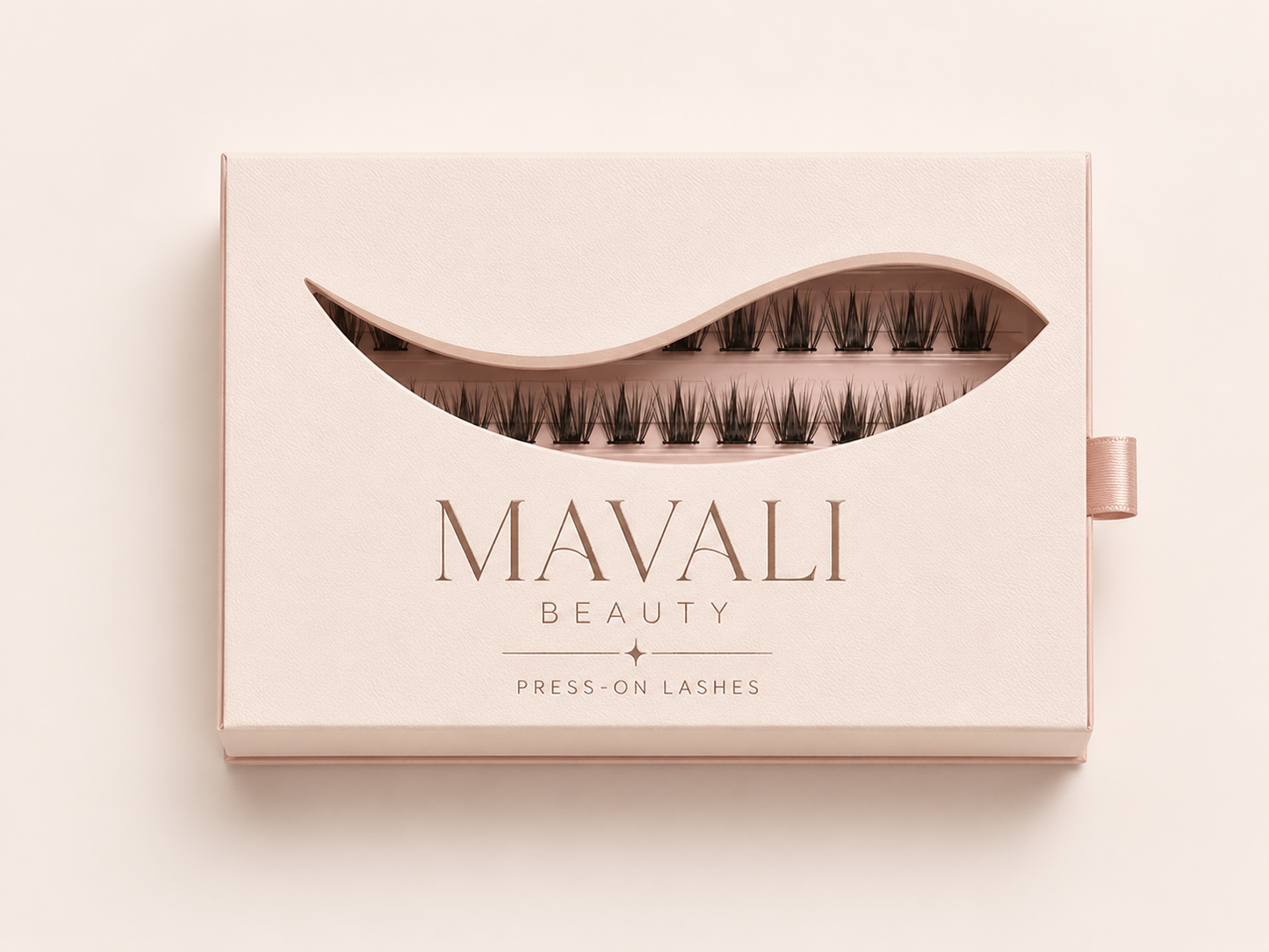 Mavali Press-On Lashes – aplicare rapidă, cu lipici adaugat